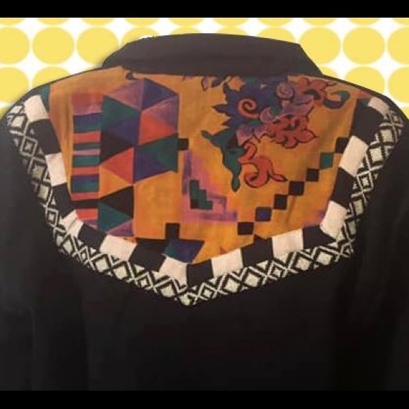 Funky Vintage 80's Blazer - Picture 2 of 4